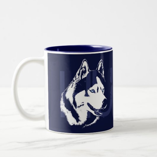 Coffee Cool Siberian Husky Cup Cool Mok (Links)