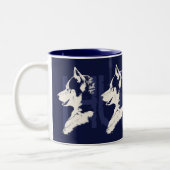 Coffee Cool Siberian Husky Cup Cool Mok (Links)