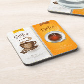 Coffee Cork Onderzetter Set | koffiemerk (Linkerzijde)
