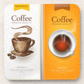 Coffee Cork Onderzetter Set | koffiemerk (Voorkant)