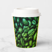Coffee Cravings Fun Coffee Papieren Bekers (Achterkant)