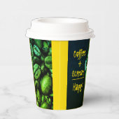 Coffee Cravings Fun Coffee Papieren Bekers (Rechts)