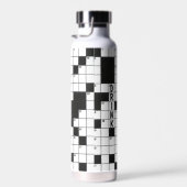 Coffee Crossword Puzzle Patroon Waterfles (Rechts)