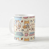Coffee Cuddles Cute Classic Mug, 11 oz Coffee Mug Koffiemok (Voorkant links)