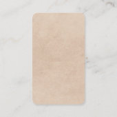 Coffee Cup and Beans | Barista | Cafe Visitekaartje (Achterkant)