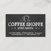 COFFEE CUP CHALK loyaliteitsprogramma (3 stippen) Klantenkaartje (Voorkant)