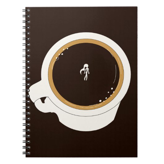 Coffee Cup Diver Notitieboek (Voorkant)