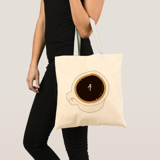 Coffee Cup Diver Tote Bag (Voorkant (product))