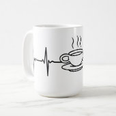 Coffee cup EKG Koffiemok (Voorkant links)