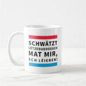 Coffee Cup for People who Learn Luxembourgish Koffiemok (Links)