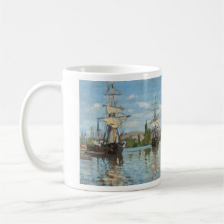 coffee cup gallery art, ships riding on the seine koffiemok
