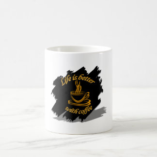 Coffee Cup "het leven is beter met koffie" mok