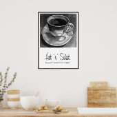 Coffee Cup Hot "n" Sweet Poster (Keuken)