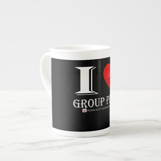 Coffee Cup I Love Group Play Porselein Kop (Links)