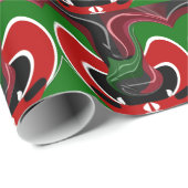 Coffee cup Kenya Flag Hakuna Matata Cadeaupapier (Rol Hoek)