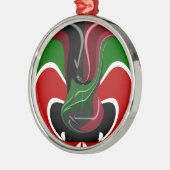 Coffee cup Kenya Flag Hakuna Matata Metalen Ornament (Links)