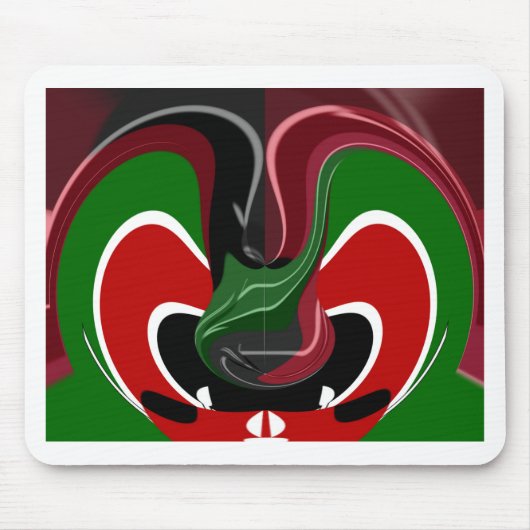 Coffee cup Kenya Flag Hakuna Matata Muismat (Voorkant)