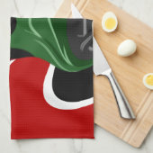 Coffee cup Kenya Flag Hakuna Matata Theedoek (Quarter Fold)