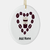 Coffee Cup Keramisch Ornament (Rechts)