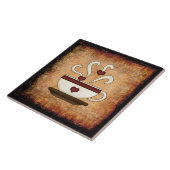 Coffee Cup keramische keuken-Tegel Tegeltje (Zijkant)