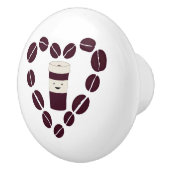 Coffee Cup Keramische Knop (Rechts)