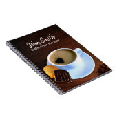 Coffee Cup Koffie Winkelwagentje Shaped Foam Cooki Notitieboek (Rechterzijde)