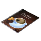 Coffee Cup Koffie Winkelwagentje Shaped Foam Cooki Notitieboek (Linkerzijde)