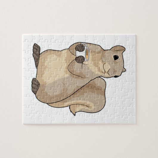 Coffee Cup Legpuzzel (Horizontaal)