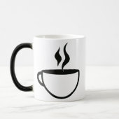 Coffee cup logo magische mok (Links)