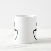Coffee cup logo magische mok (Center)
