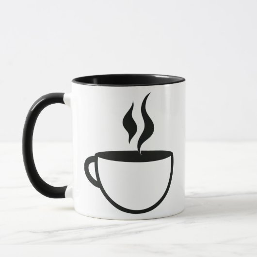Coffee cup logo mok (Links)