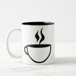 Coffee cup logo tweekleurige koffiemok