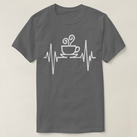 Coffee Cup Lover Drinker Caffeine T-shirt (Design voorkant)