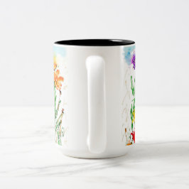 Coffee Cup Lovitude "Highwood Wildflower" Tweekleurige Koffiemok