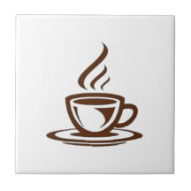 Coffee Cup Mark Design Tegel voor keuken of wand