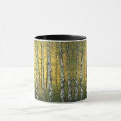 Coffee Cup Mok Acadia Forest Birch Trees (Midden)
