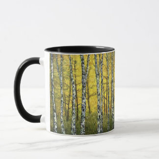 Coffee Cup Mok Acadia Forest Birch Trees
