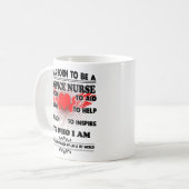 Coffee Cup Mok Hospice Zuster  Gifts Women Vrouw (Voorkant links)