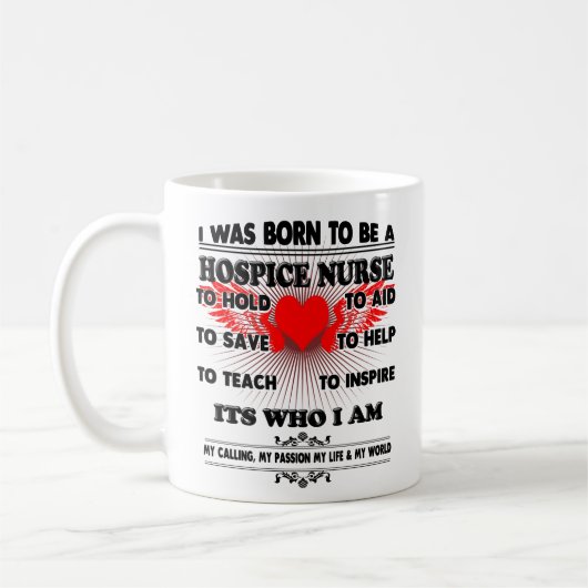 Coffee Cup Mok Hospice Zuster  Gifts Women Vrouw (Links)