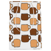 Coffee Cup patroon Medium Cadeauzakje (Voorkant)