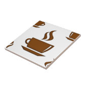 Coffee Cup patroon Tegeltje (Zijkant)