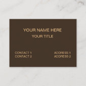 Coffee Cup Pattern Cafe Visitekaartje (Achterkant)