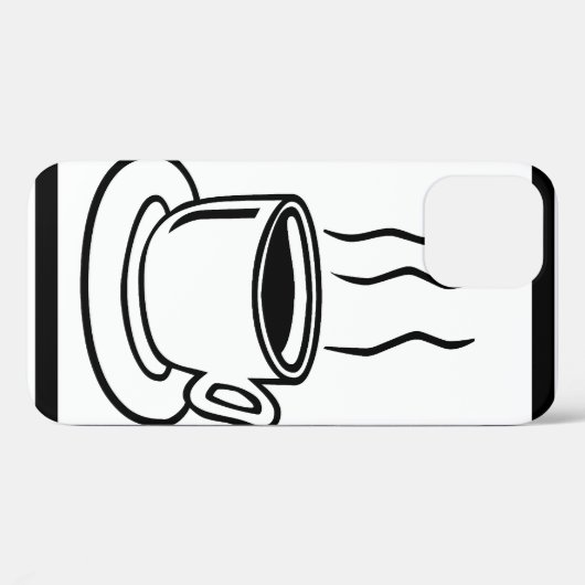 Coffee Cup Pop Art. Case-Mate iPhone Case (Achterkant (horizontaal))