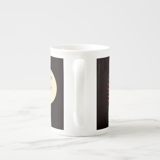 Coffee cup porselein kop (Achterkant)