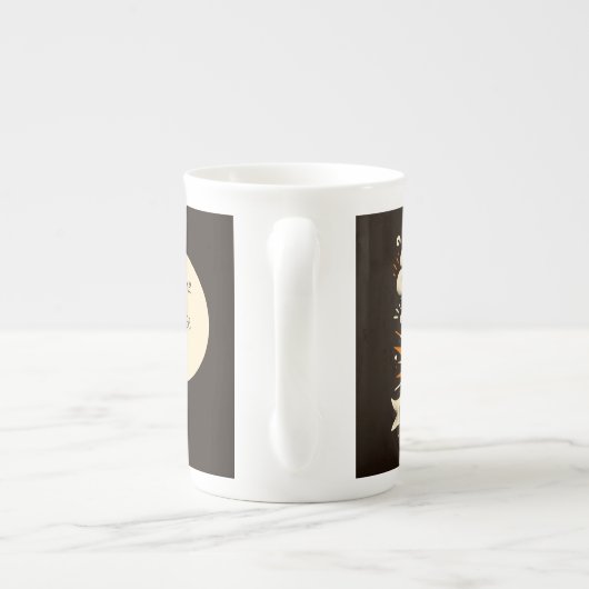 Coffee cup porselein kop (Achterkant)