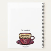 Coffee Cup Quote Motivatie Roze Wit Dagboek Planner (Achterkant)