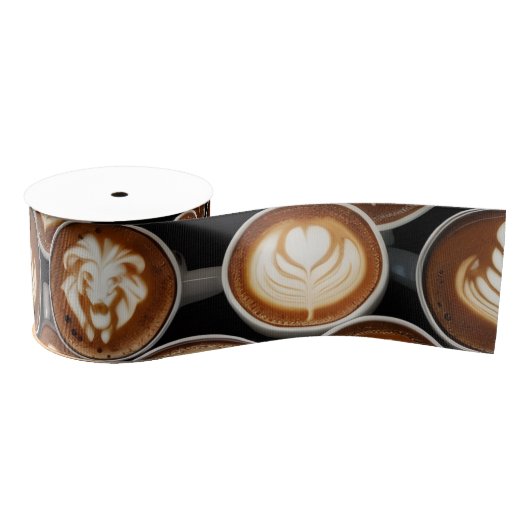  Coffee Cup Ribbon Grosgrain Lint (Spoel)