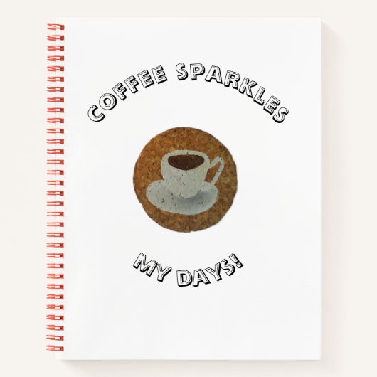 Coffee Cup Spiral Notebook Notitieboek (Voorkant)