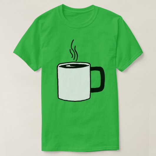 Coffee Cup T-shirt (Design voorkant)