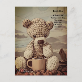 Coffee Cup Teddy Bear Quote Symbolisme Schattigee  Briefkaart